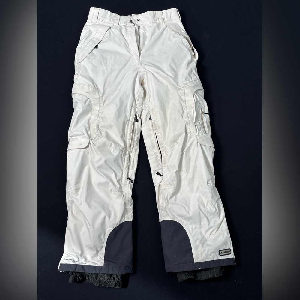 White Firefly Cargo Ventilated Snow Pants
